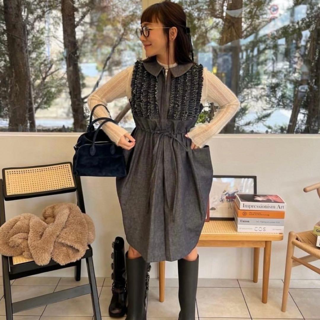 ワンピース rosymonster Hiyashinsu denim OP