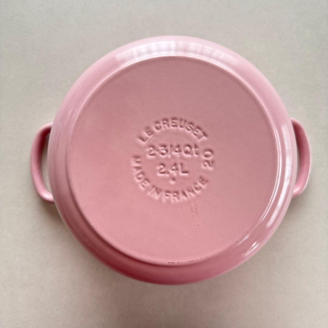 LE CREUSET ルクルーゼ 両手鍋 ココットロンド 20cm ピンク