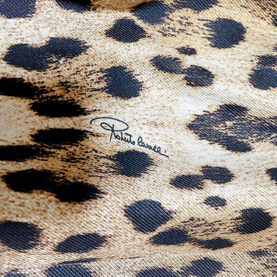 【美品】Roberto Cavalli テーラード ブレザー　シルク100%