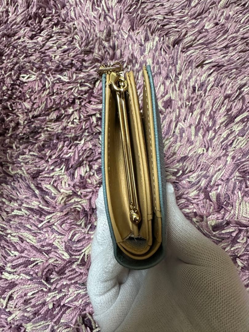 JILL STUART 水色 二つ折り財布