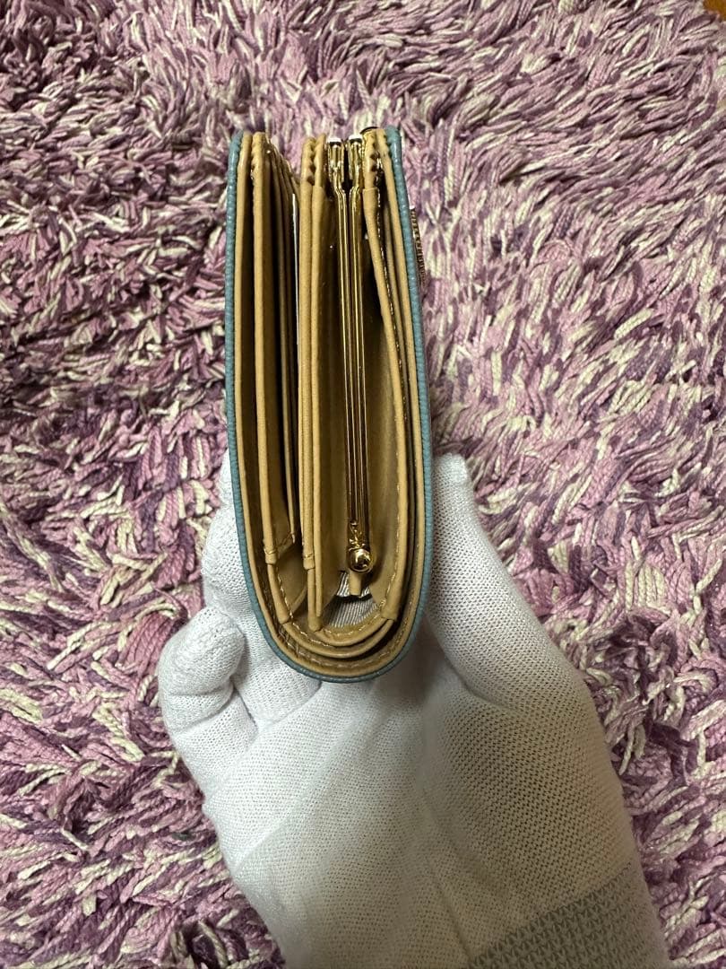 JILL STUART 水色 二つ折り財布