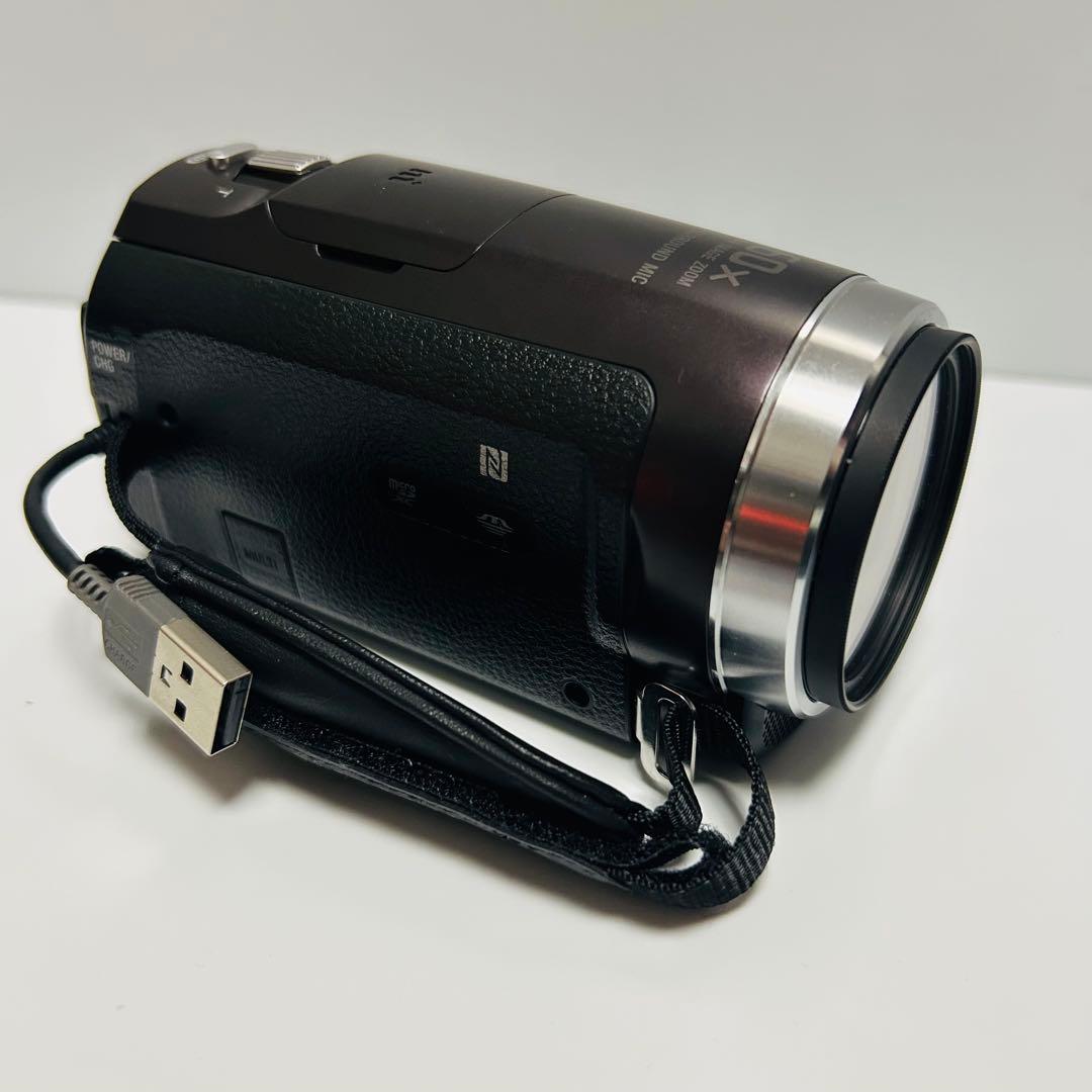 【美品】Sony HDR-CX675 ハンディカム 本体 純正バッテリー2個付き
