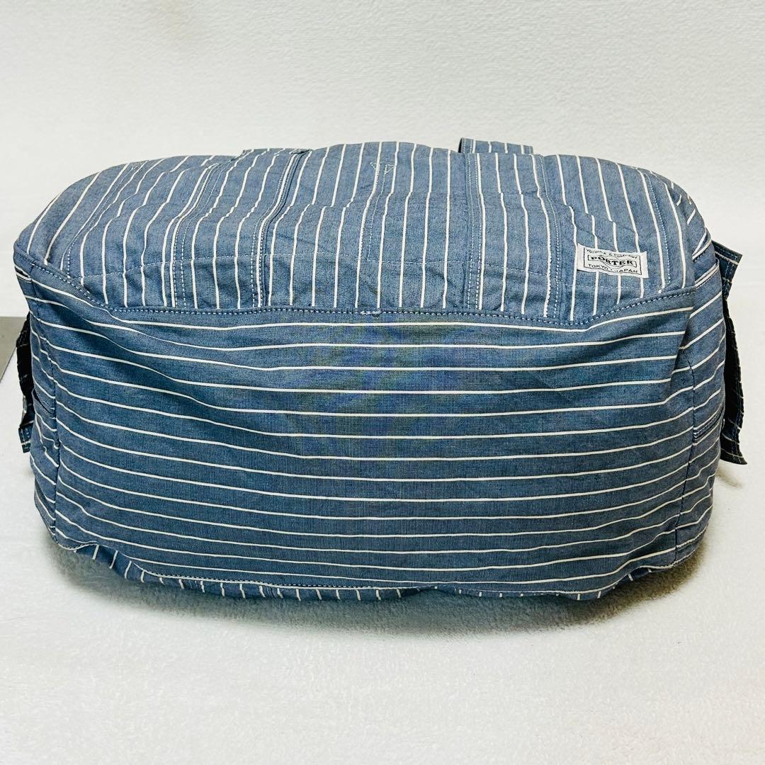 【希少】美品　PORTER 70周年記念 ボストンバッグ ストライプ　旅行