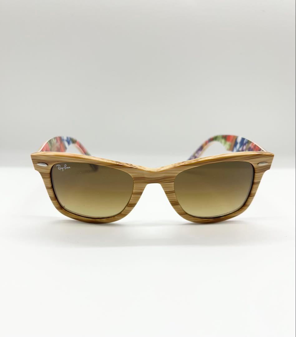 P&H レイバン WAYFARER 木目柄 RB2140 ケース付