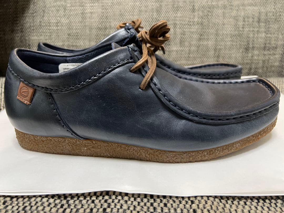 [Clarks クラークス] ワラビー モカシン シェイカーIIラン　ネイビー