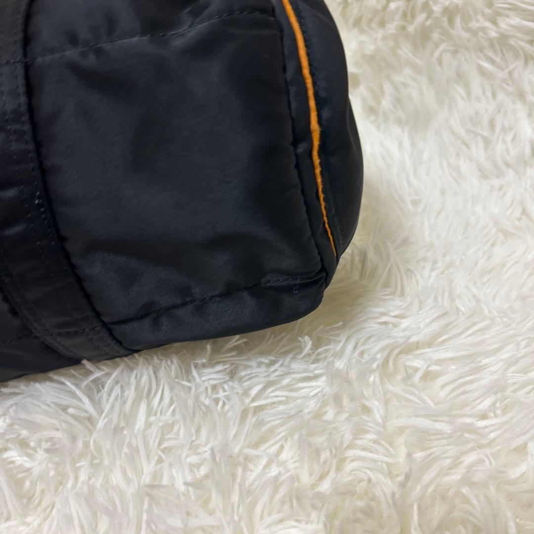 【美品】ポーター　タンカー　ミニボストンバッグ　ダッフル　ブラック