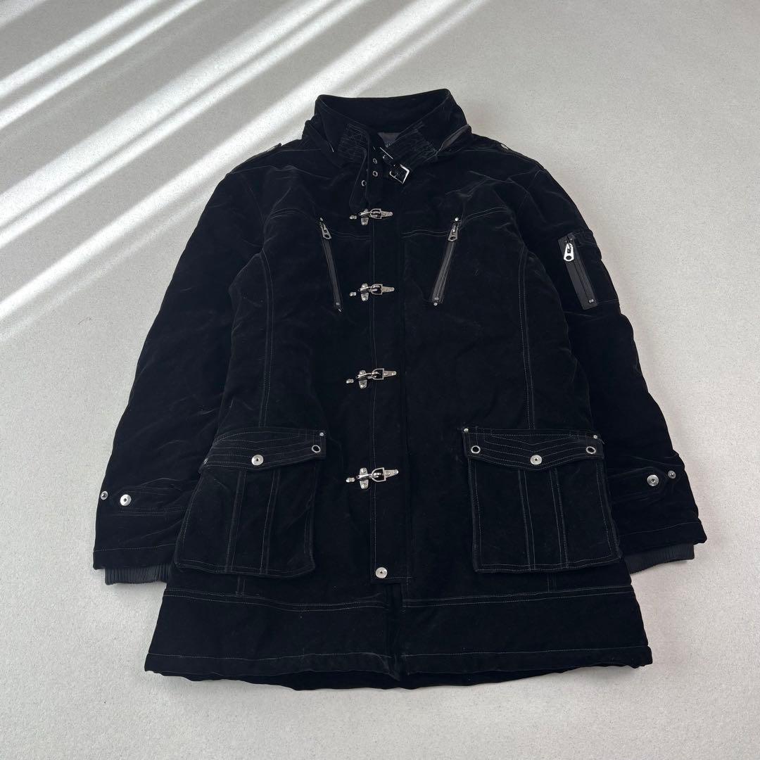 ジャケット・アウター velours fire men mods coat black 4L Y2K
