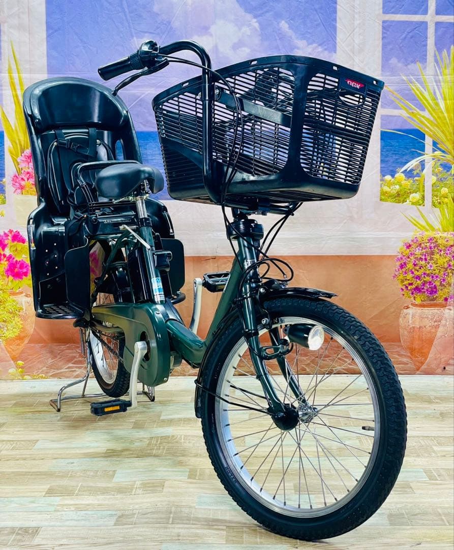 パナソニックギュット⭐️12AH！子供乗せ電動アシスト自転車Y3618