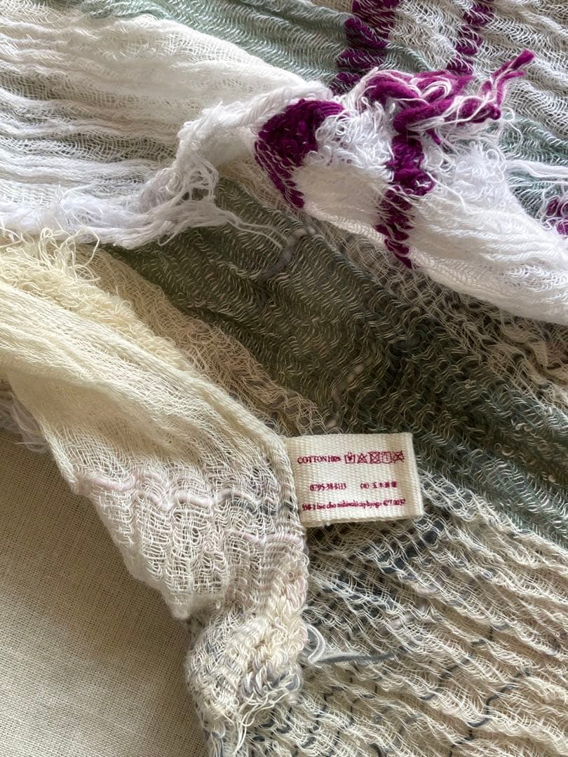 【未使用品】玉木新雌 roots shawl BIG