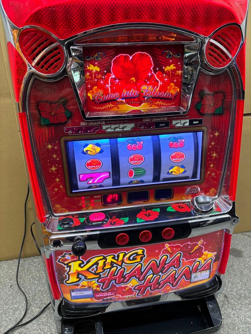 5号機 キングハナハナ 実機 家庭用フルセット！