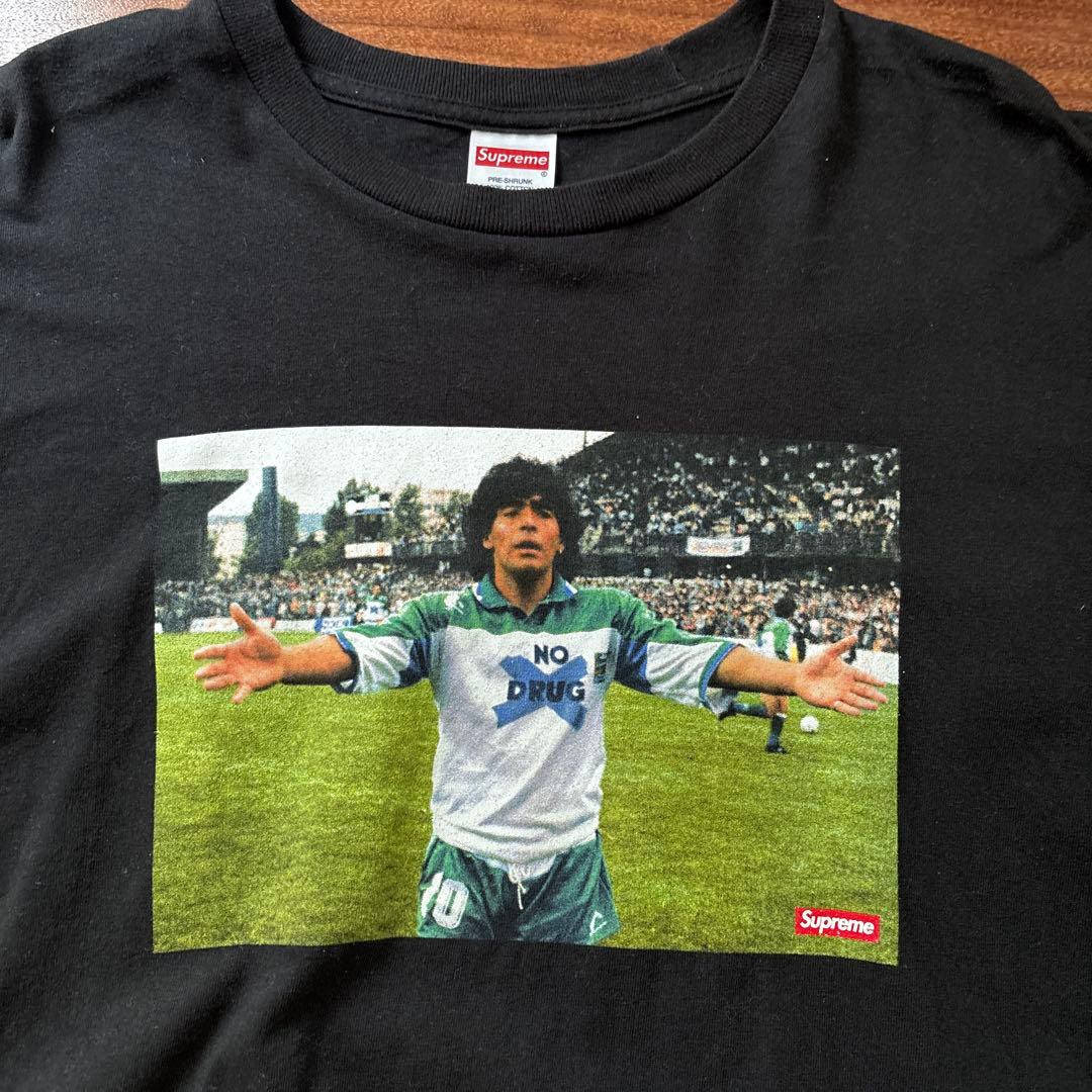 Supreme マラドーナ Tシャツ ブラック