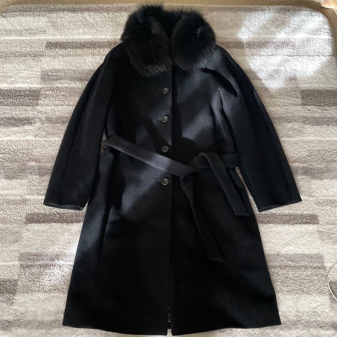 ばず　（美品）東京スタイルウールカシミア100%ロングコート