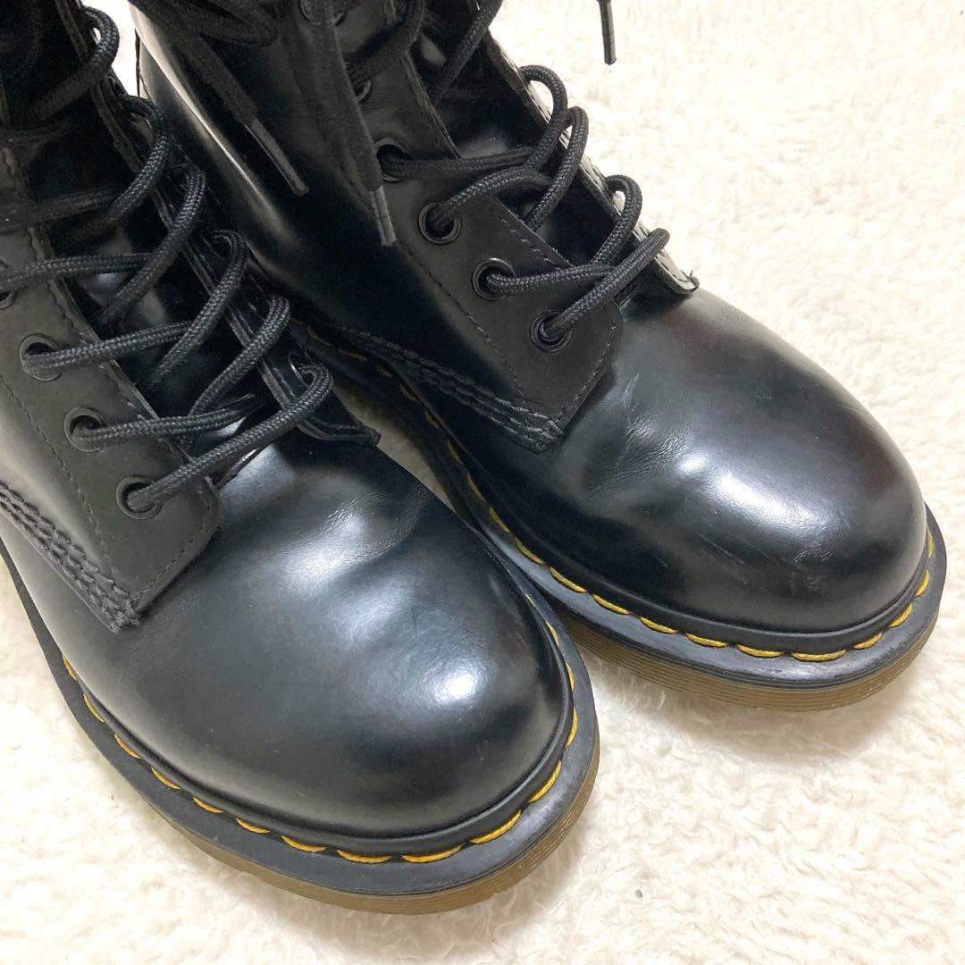 【ちーこ】　Dr. Martens ブラックブーツ 10ホール UK5