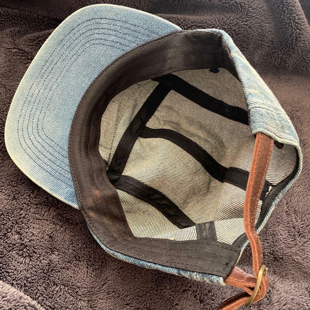 新品未使用　supreme cap used加工　シュプリーム