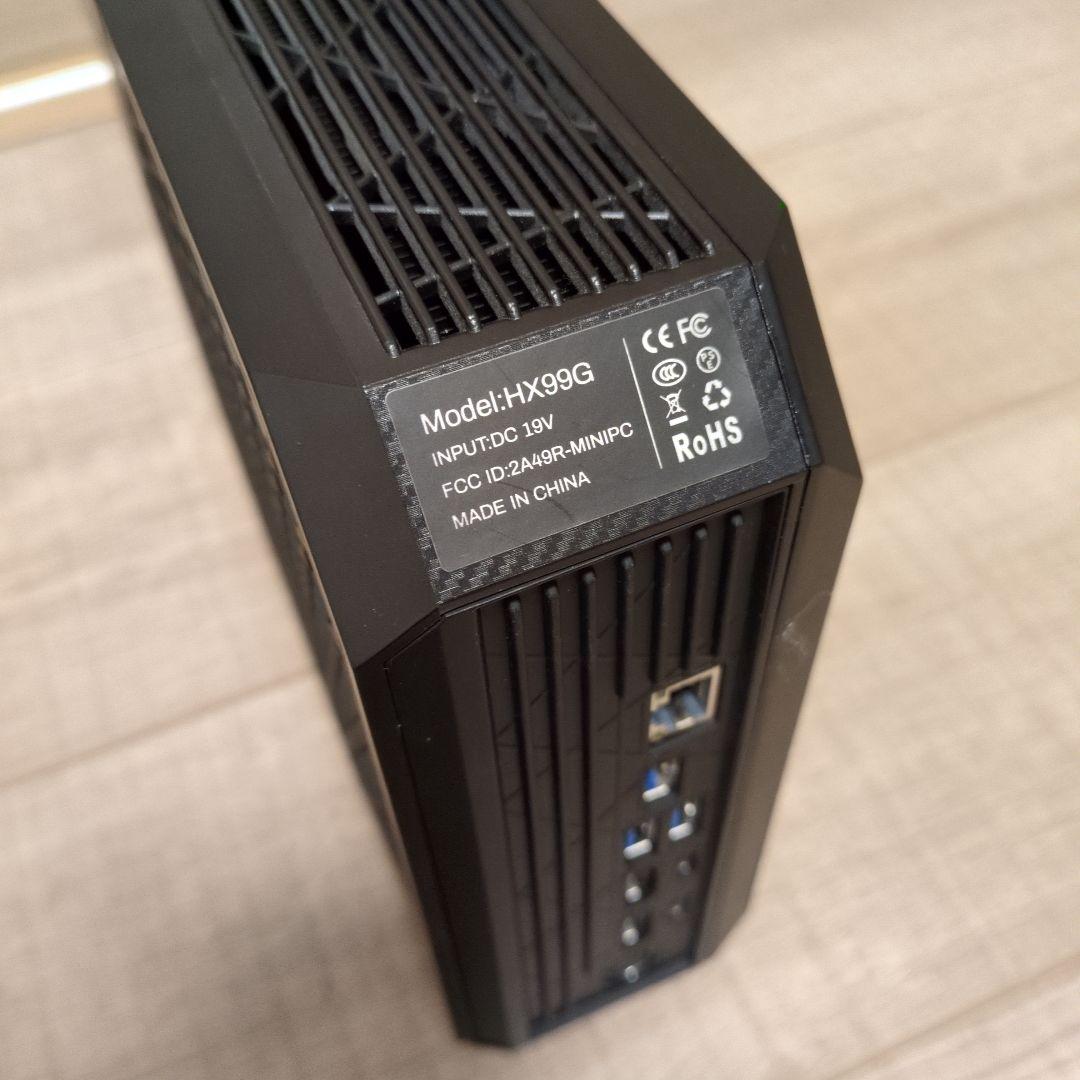 【ジャンク品】MINISFORUM HX99G 32GB 512GB