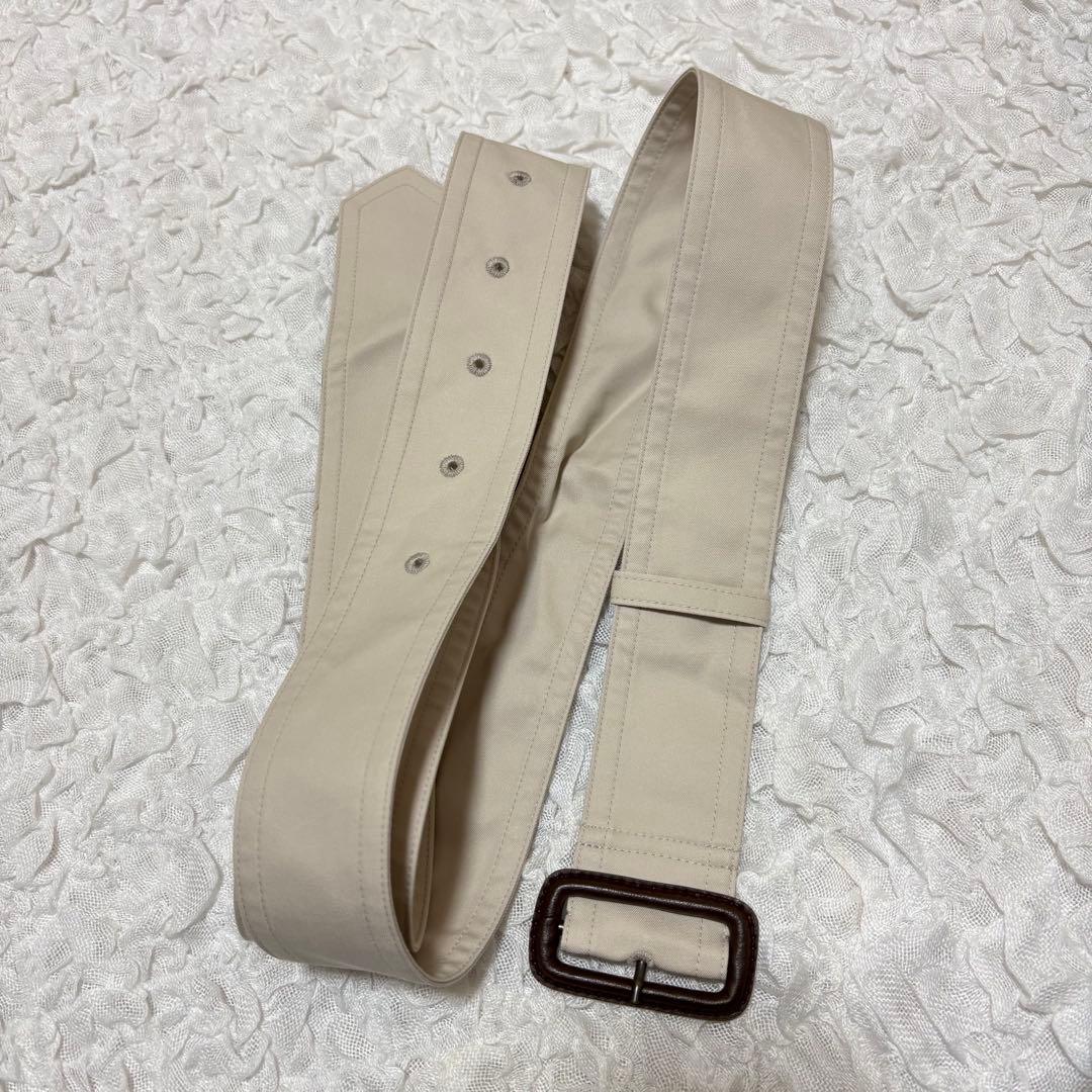 23区 コットンエステルギャバジン ロング トレンチコート　ダブルブレスト　40