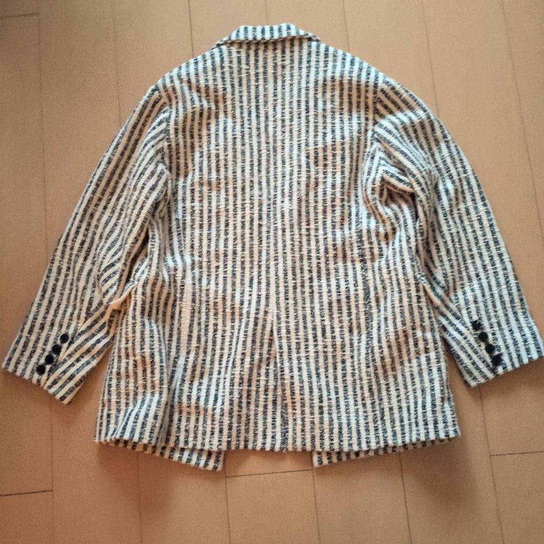アメリ　ヴィンテージ　GIOLICA STRIPE TWEED JACKET