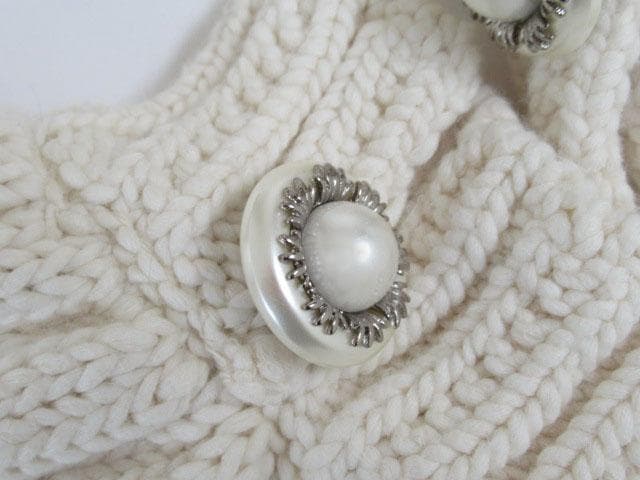 美品 DAISY LIN フォクシー　ジュエル　マーガレット　カーディガン