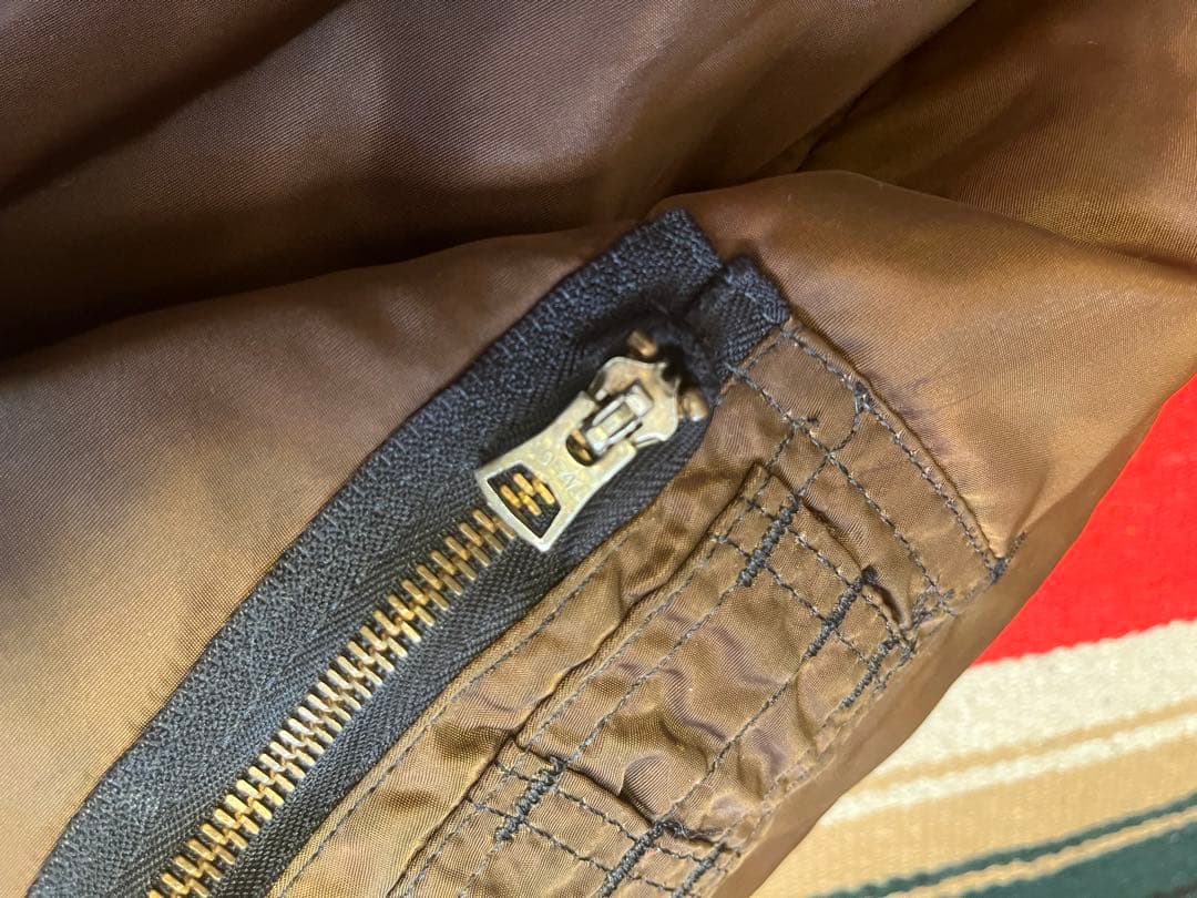 ALPHA INDUSTRIES MA-1 US70s80s サンフェード 短丈