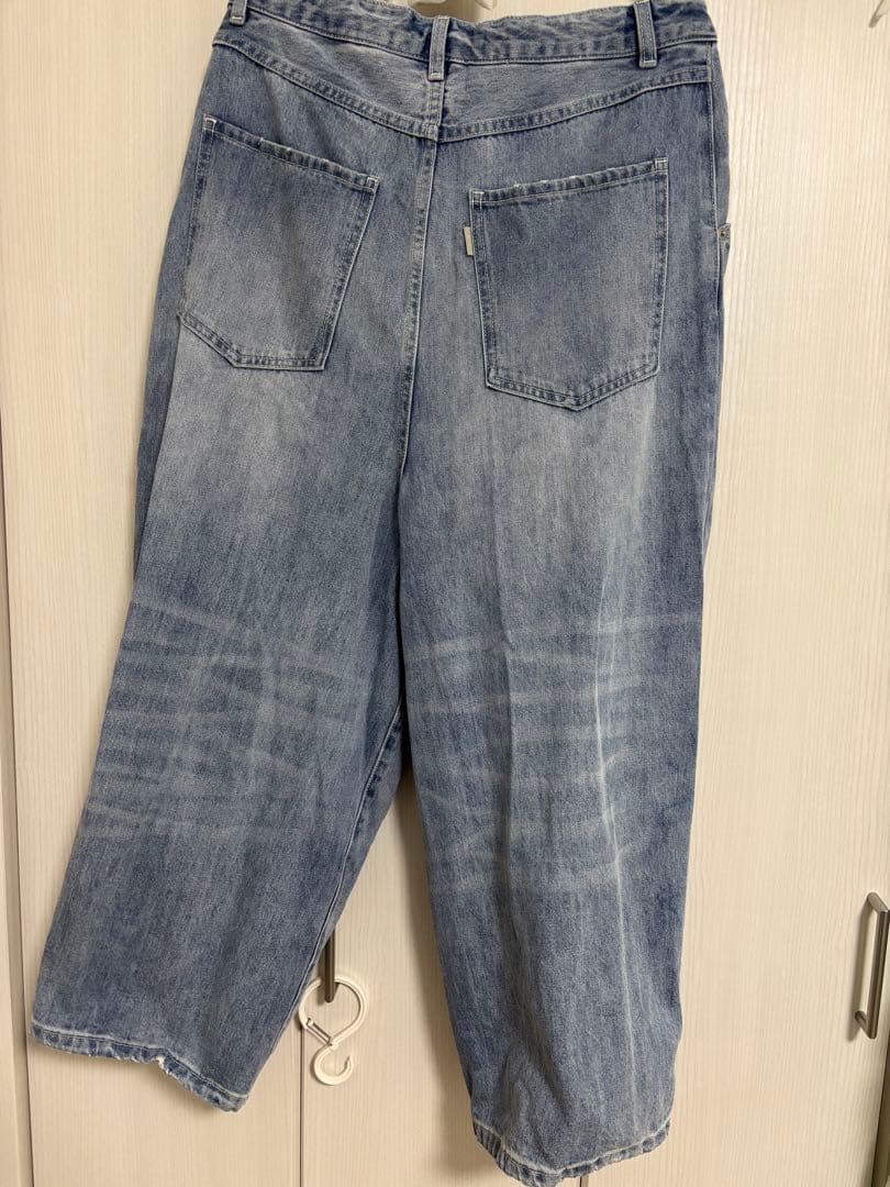 UNPLE(アンプル) コットンデニムタックバルーンパンツ