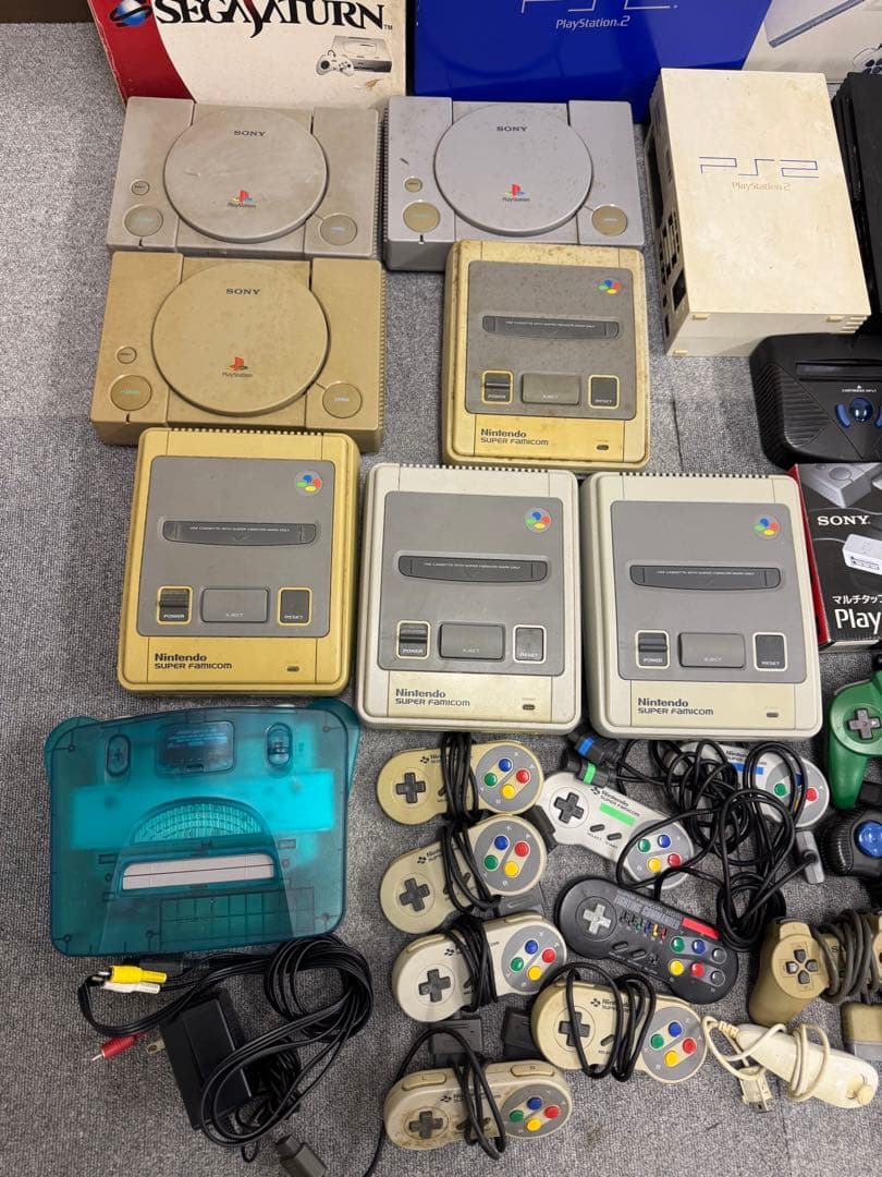 M*M様 ゲーム機　ソフト　まとめ Wii プレステ2 セガサターン スーパーフ