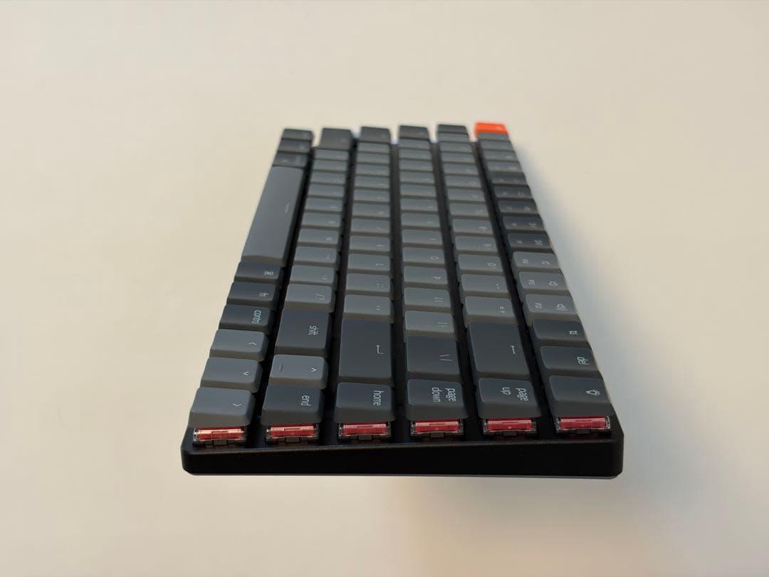 Keychron K3 US配列 赤軸 ホットスワップ 光学式 白LED