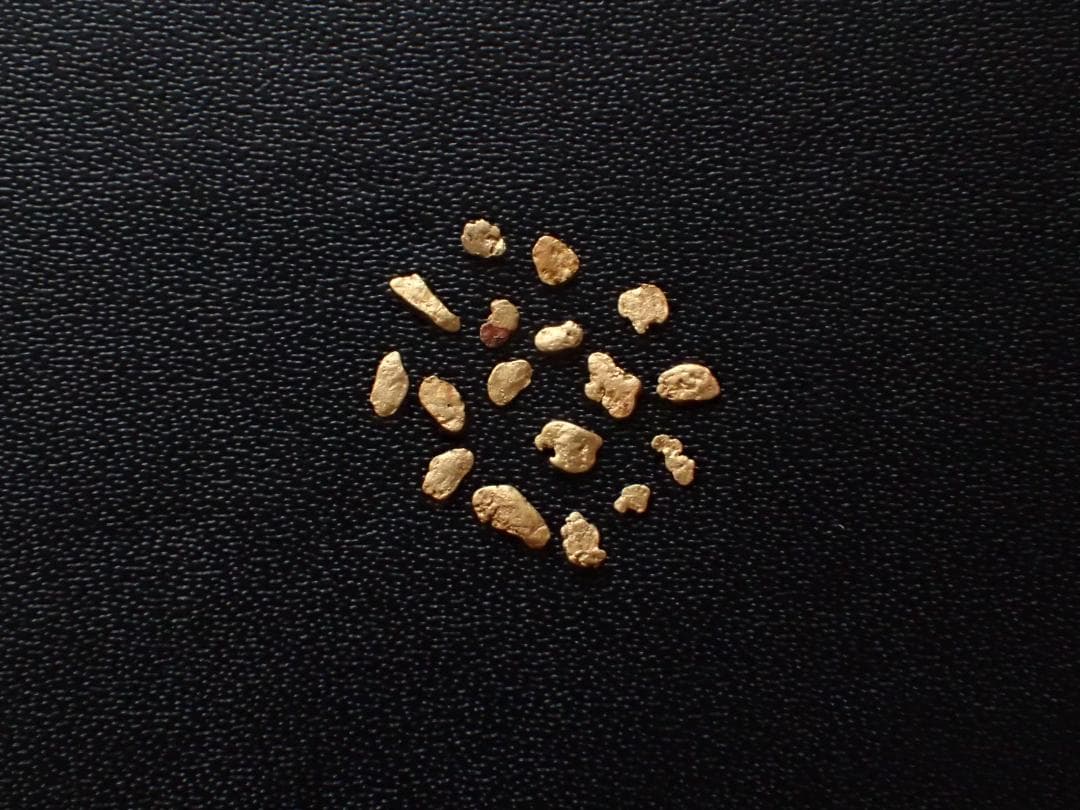 【国産砂金】 GOLD　自然金