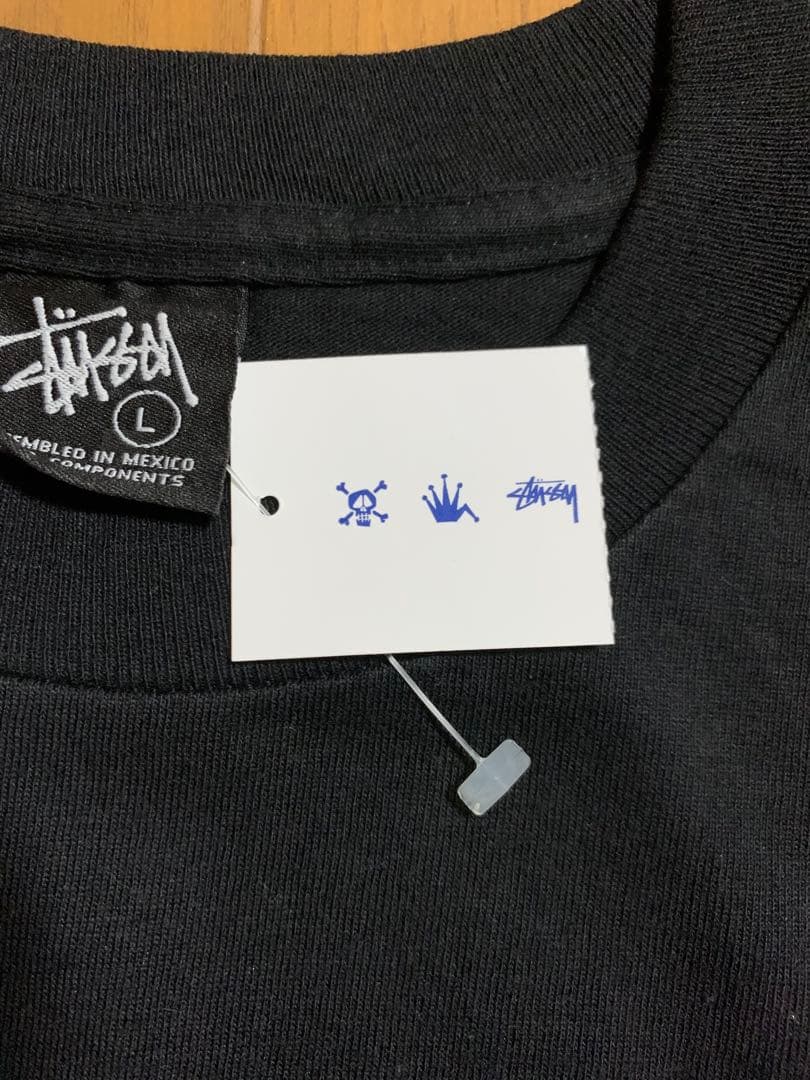 未使用品 STUSSY×ERIC HAZE ワールドツアー Tシャツ 黒 L