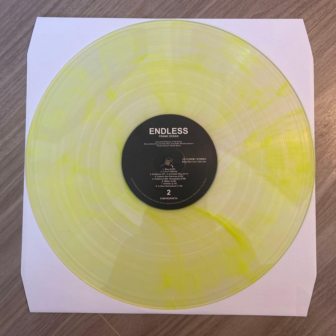 フランクオーシャン　Endless レコード