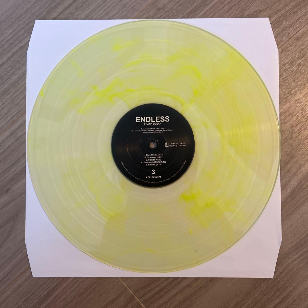 フランクオーシャン　Endless レコード
