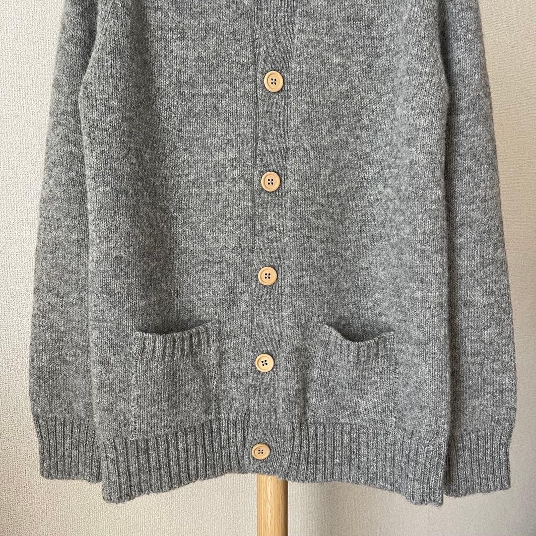 極美品 シャルパンティエ・ドゥ・ヴェッソ ウール ニットカーディガン 日本製