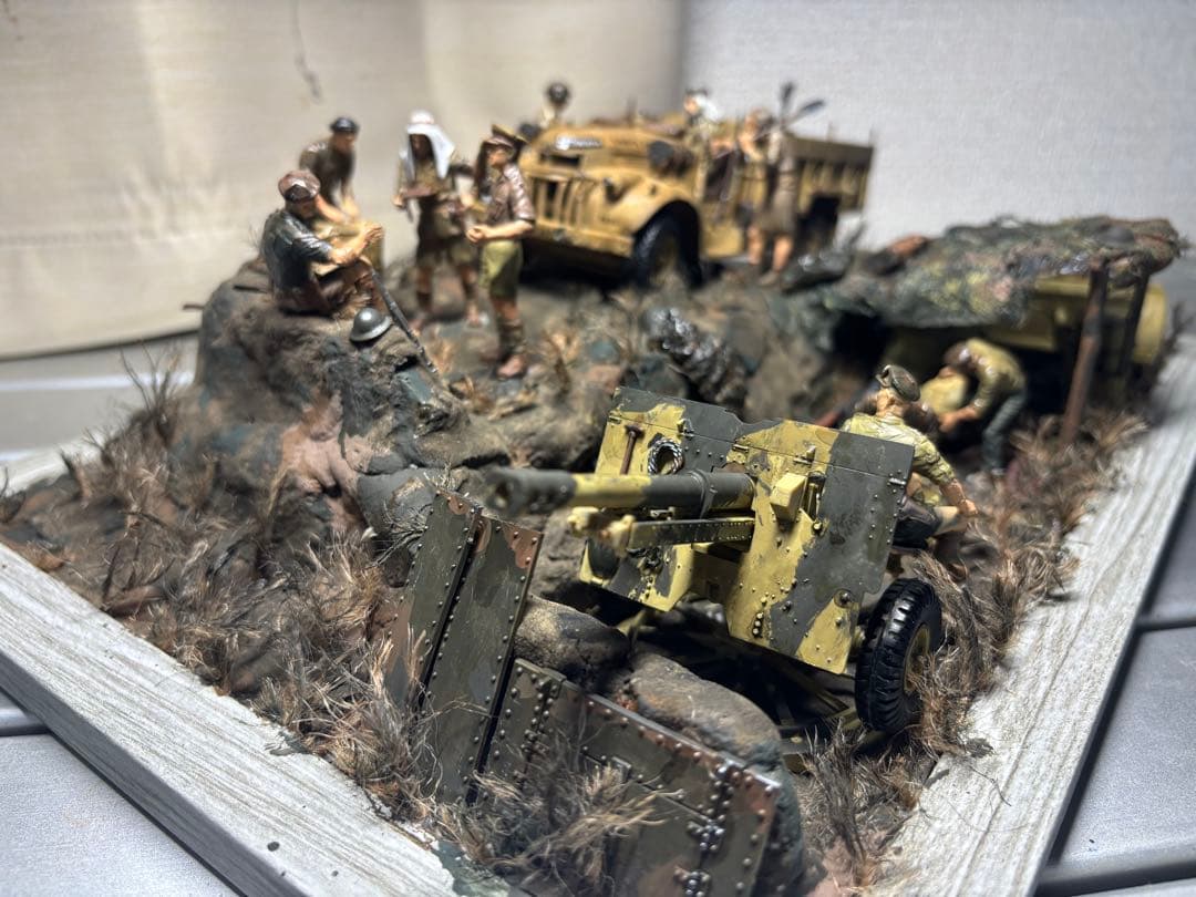 1/35 イギリス　コマンドカー　35ポンド砲