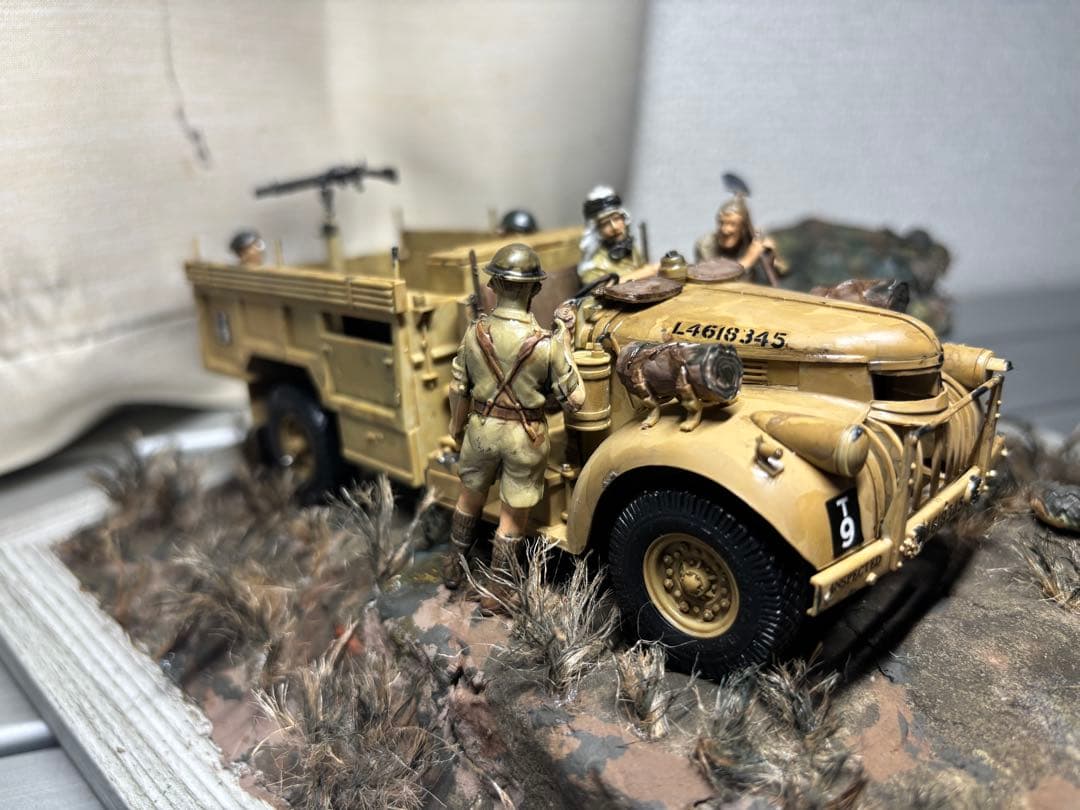 1/35 イギリス　コマンドカー　35ポンド砲