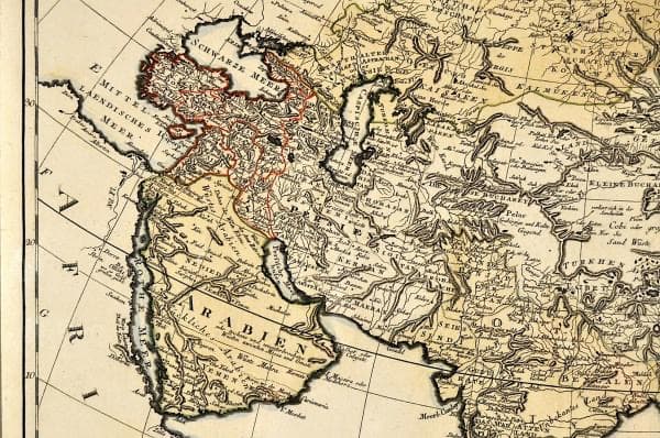 アジア図　Asien nach den neusten und besten