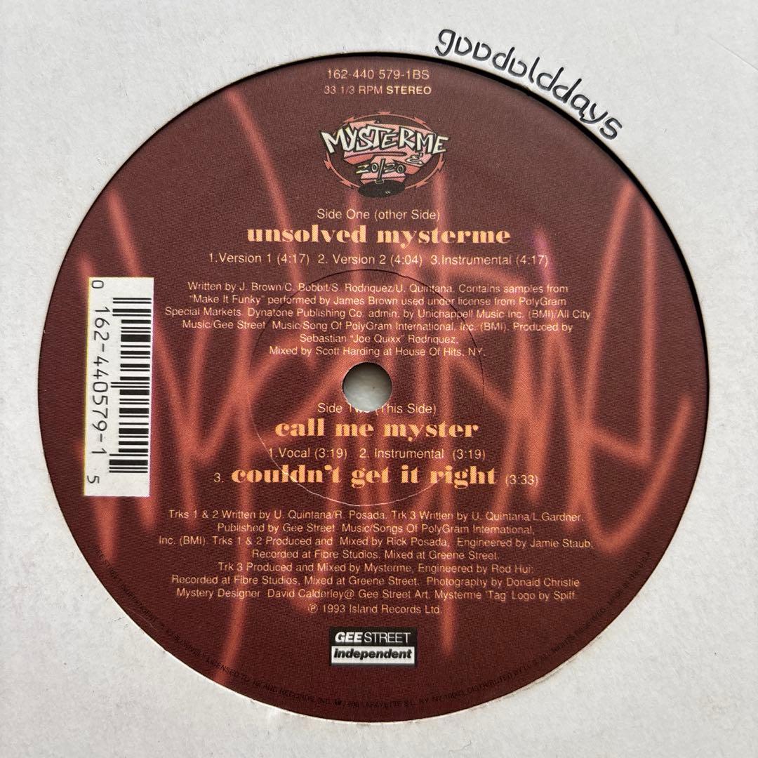 Mysterme & DJ 20/20 - Unsolved Mysterme②