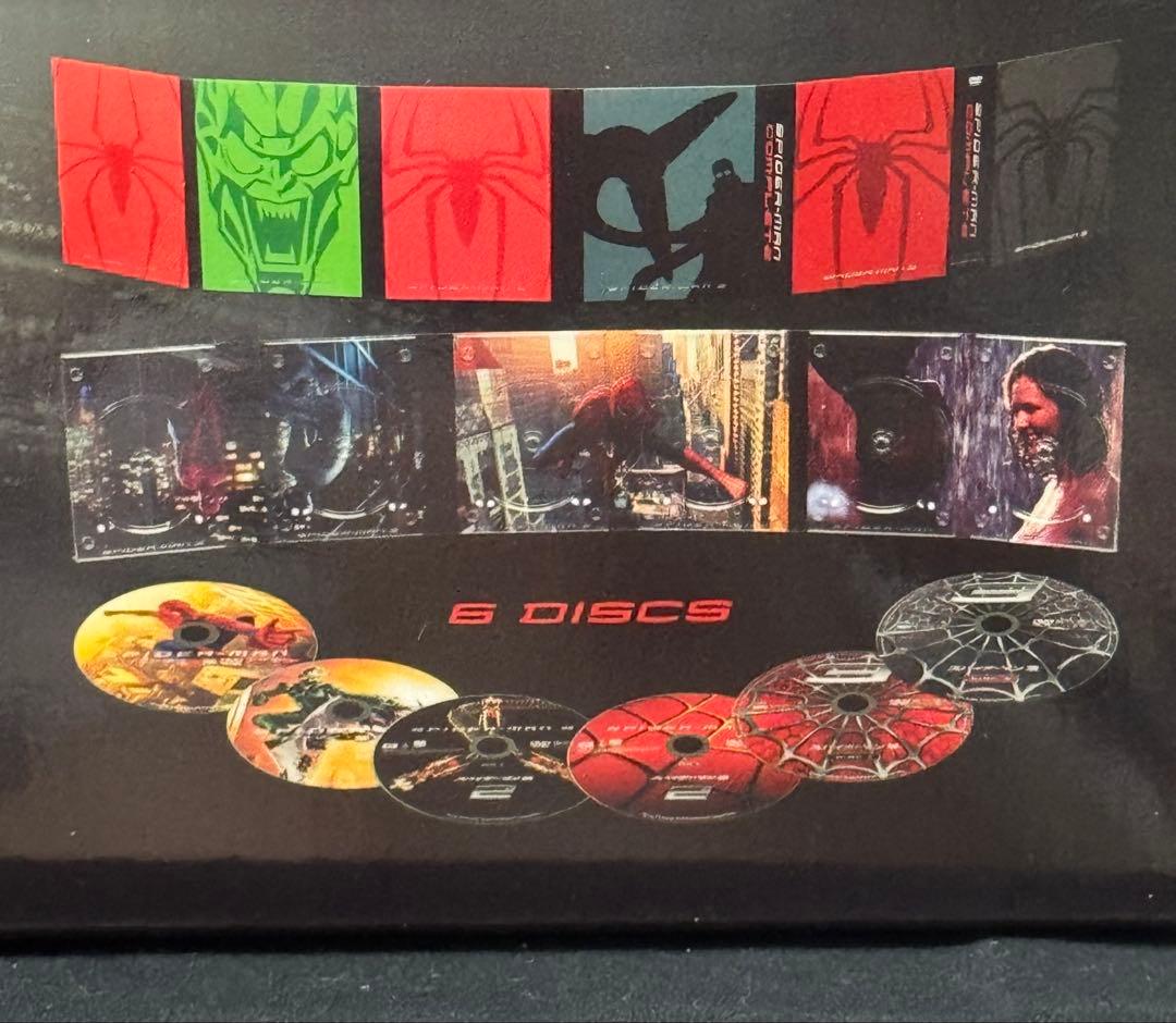 スパイダーマン コンプリートBOX DVD 6枚組 完全初回生産限定 フィギュア