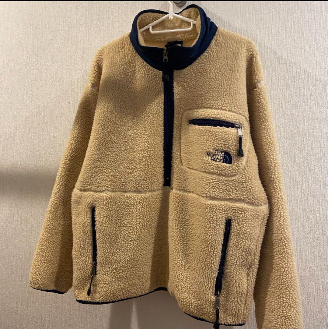 激レア 90's THE NORTH FACE 日本製ボア フリース プルオーバ