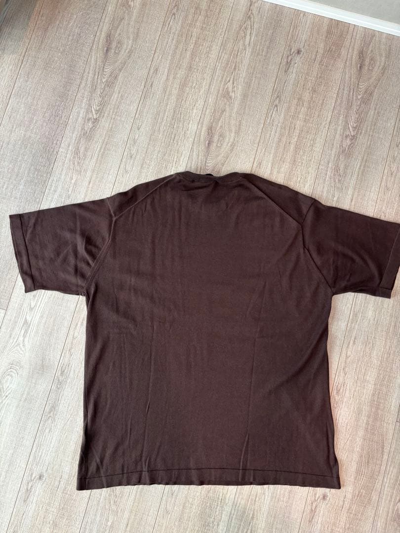 こ*う様 JOHN SMEDLEY ブラウン ニットTシャツ Lサイズ
