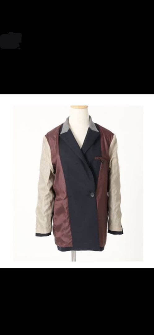 Spick & Span ネイビー ダブルブレストジャケット
