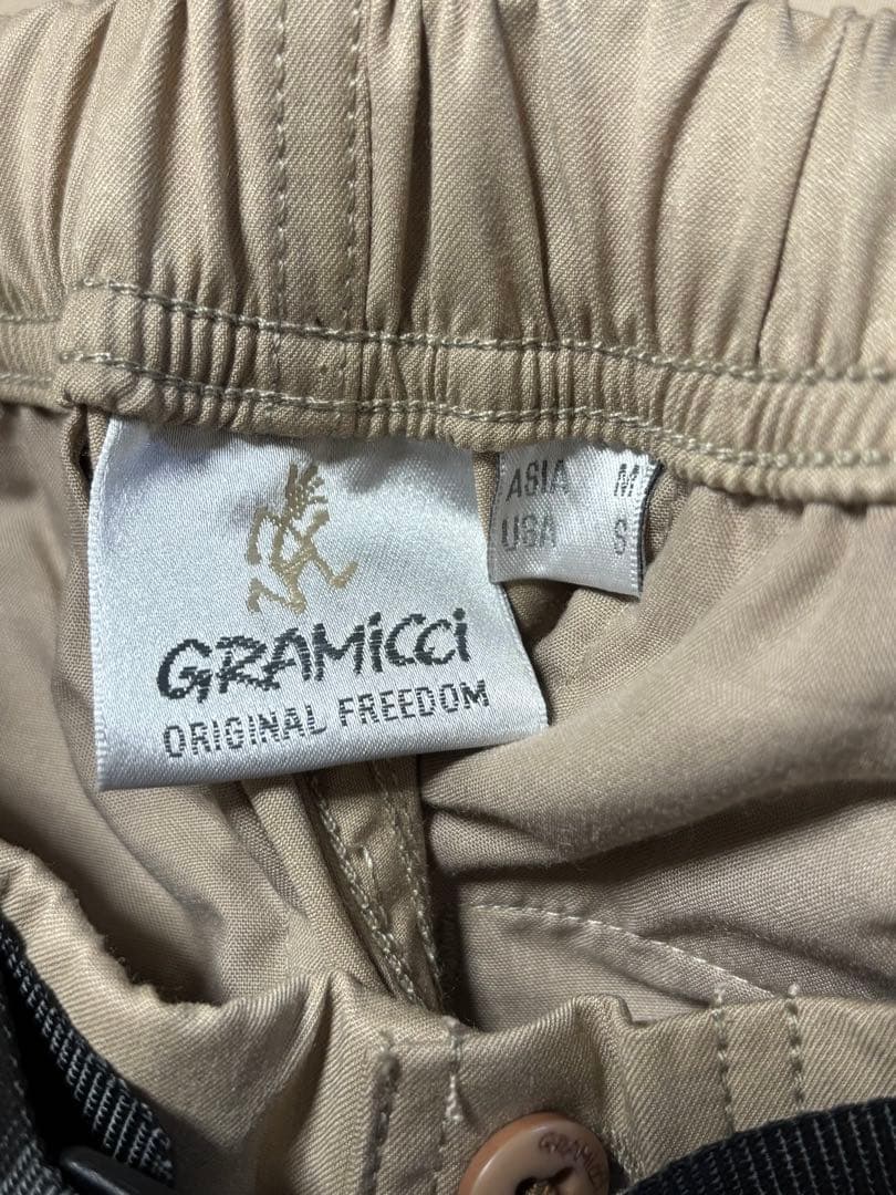新品✨Gramicci ギャバジンイージーテーパードパンツ M