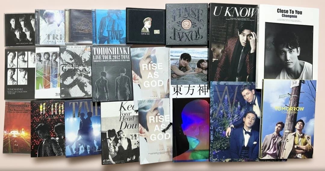 東方神起　CDアルバム 写真集　ツアーDVD まとめ売り