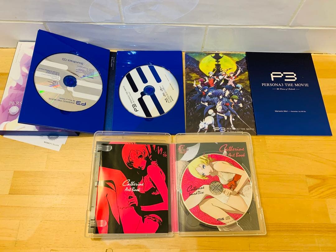 k0226-10★Blu-ray CD ペルソナ3 劇場版 サウンドトラック 等
