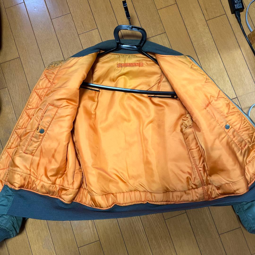 60s実物8279c ALPHA INDUSTRIES MA-1 ジャケット M