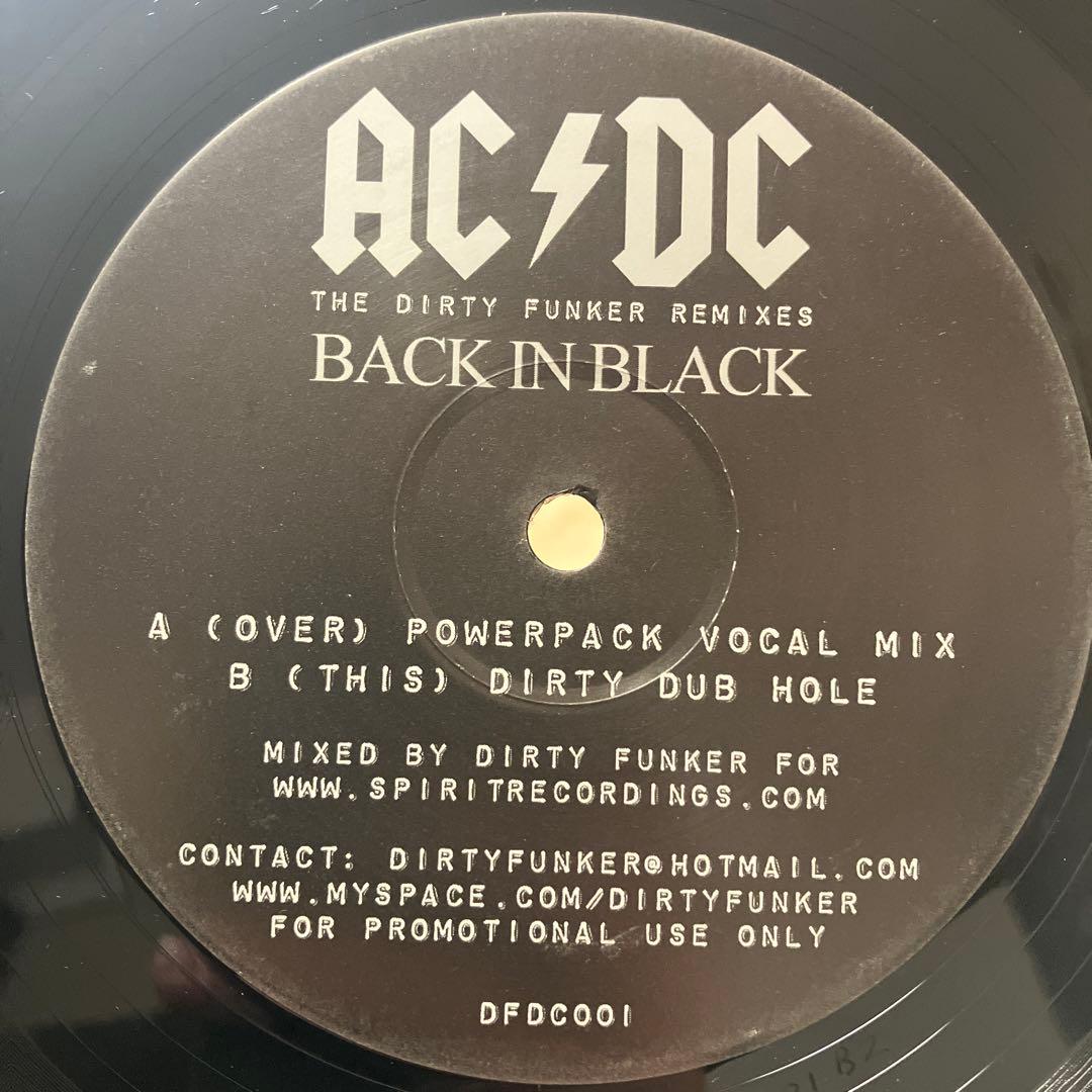 洋楽 AC/DC Back In Black Dirty Funker Remixes