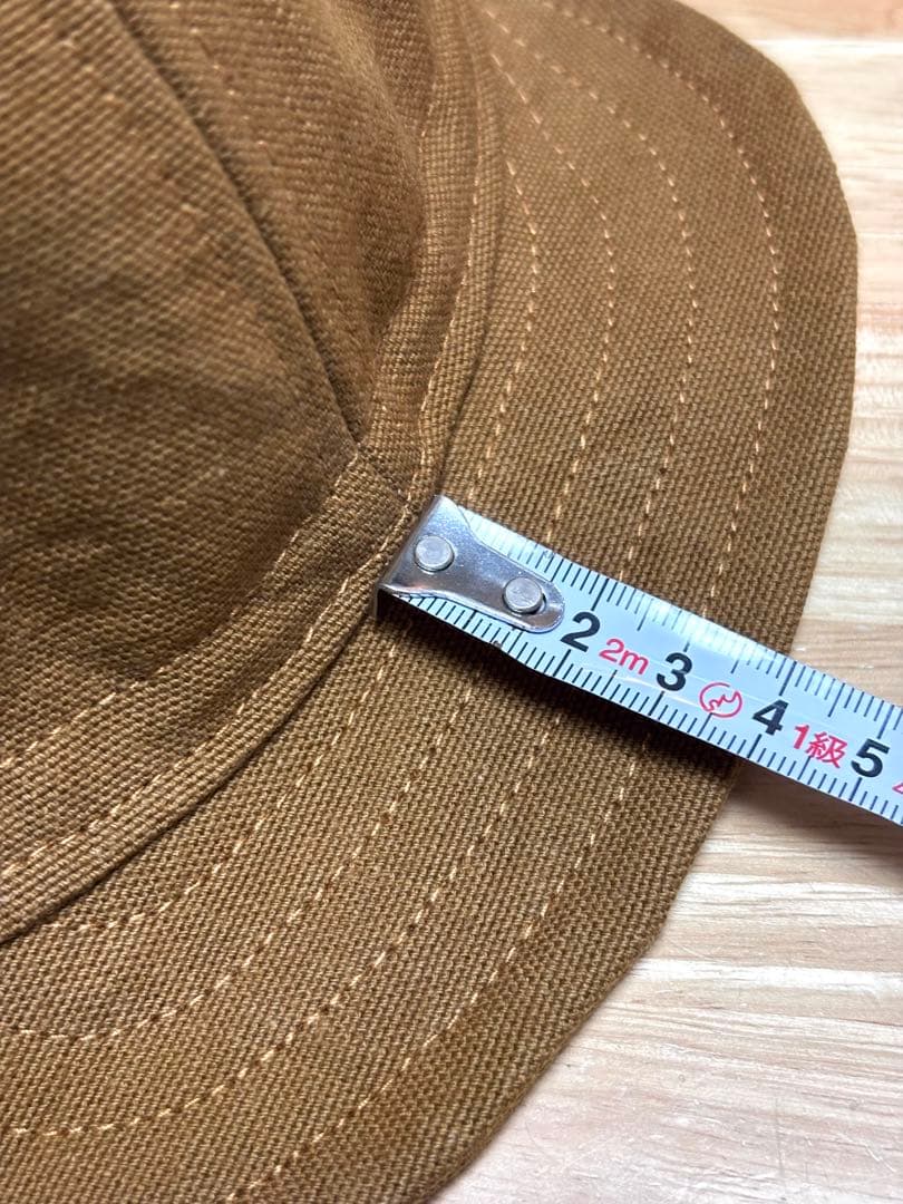 62.5cm 岡山産　11ozセルヴィッチダック生地ワークキャップ
