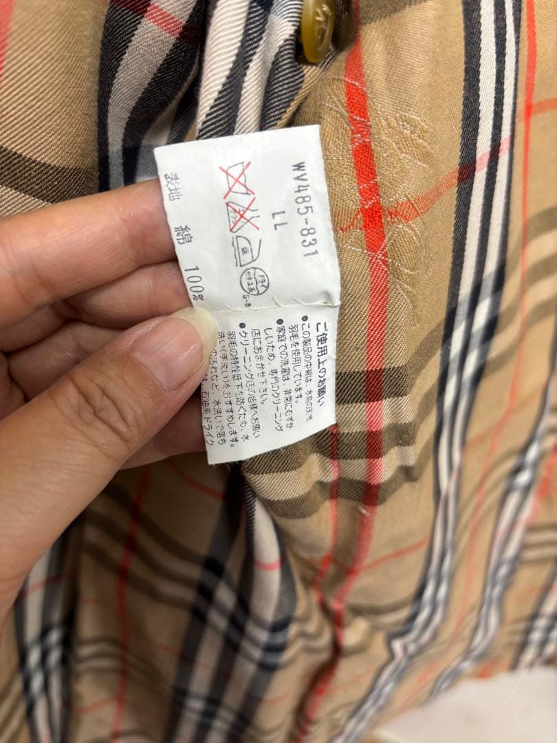 burberrys バーバリー　ダウン　フェザー　コート　ライナー　L L