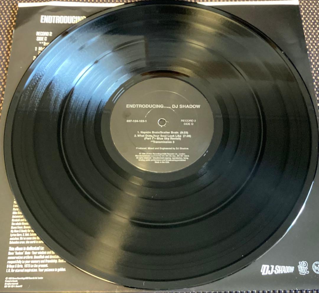 (USED)DJ SHADOW ENTRODUCINGレコード2枚組シュリンク付
