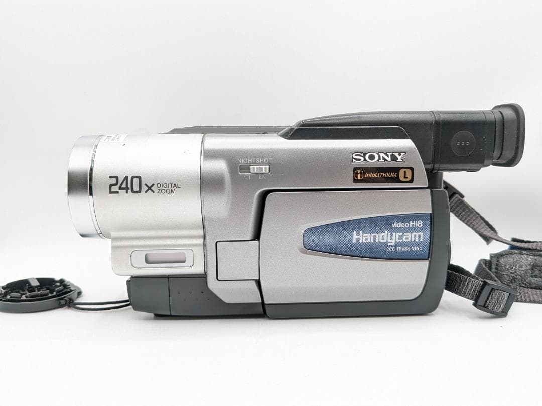 【デジタイズ用途に最適】SONY Hi8ハンディ CCD-TRV86