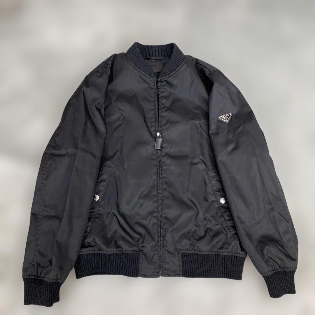 PRADA プラダ ブルゾン MA-1 ボンバージャケット SGH038 メンズ