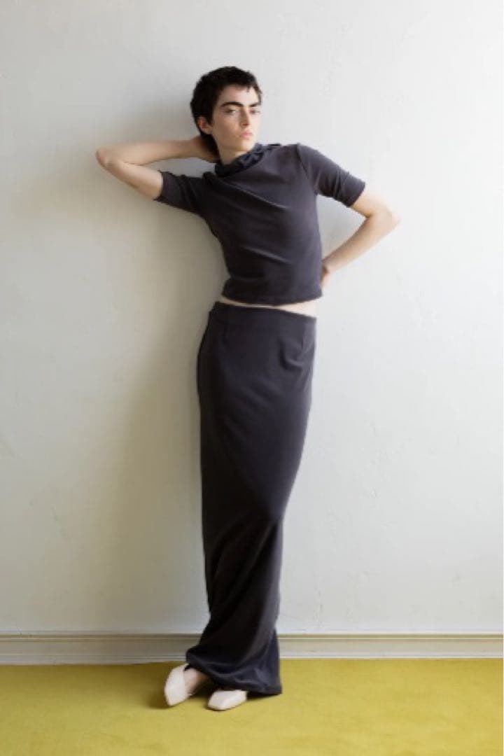スカート LITTLE $UZIE HIGH GAUGE PILE LONG SKIRT